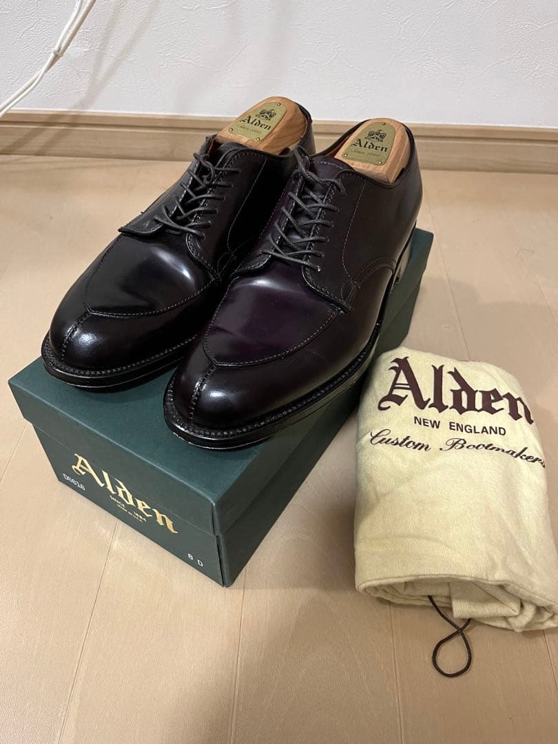 ALDEN オールデン Vチップ コードバン 8D