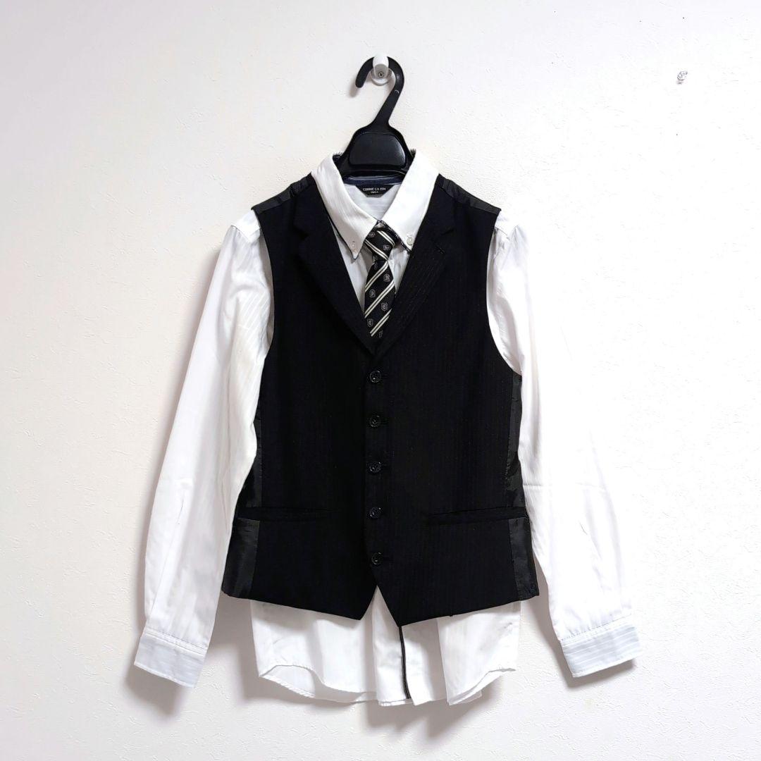 ■卒業式■COMME CA ISM■男の子ベスト付フォーマルスーツ(160 )
