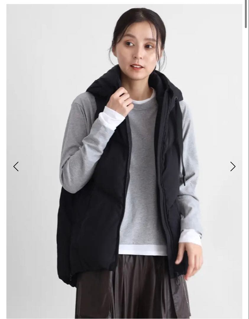 ヤマダヤ　CLOVE ソフトツイルダウンベスト