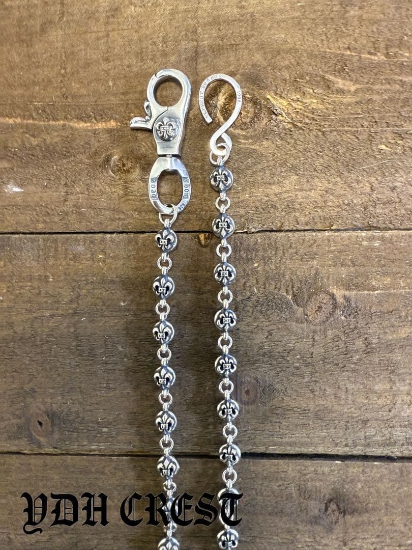 ★XXXCHAN　ウォレットチェーン　バイカー必須ウォレットシルバチ　刻印有り