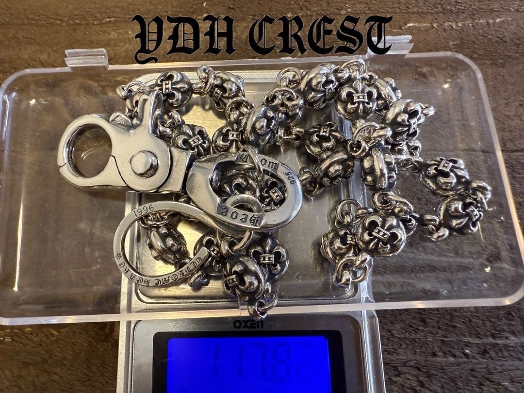 ★XXXCHAN　ウォレットチェーン　バイカー必須ウォレットシルバチ　刻印有り