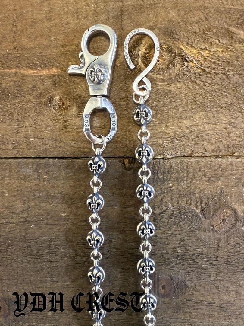 ★XXXCHAN　ウォレットチェーン　バイカー必須ウォレットシルバチ　刻印有り