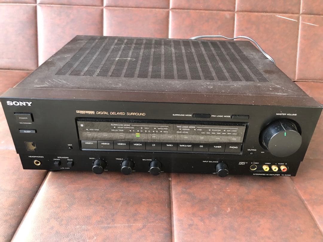 SONY TA-AV450」AVアンプ通電のみ(J61)