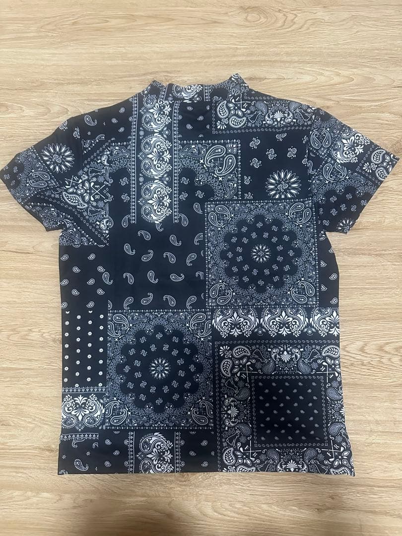 fr2 ゴルフウェア ペイズリー モックネック