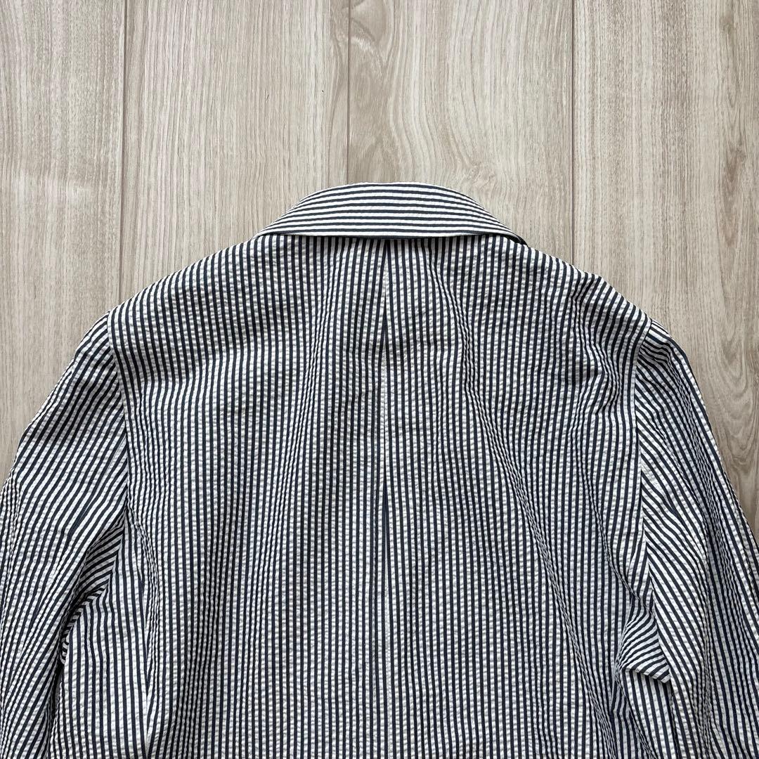 【極美品】Col Pierrot 現行 シアサッカージャケット 36 シルク混