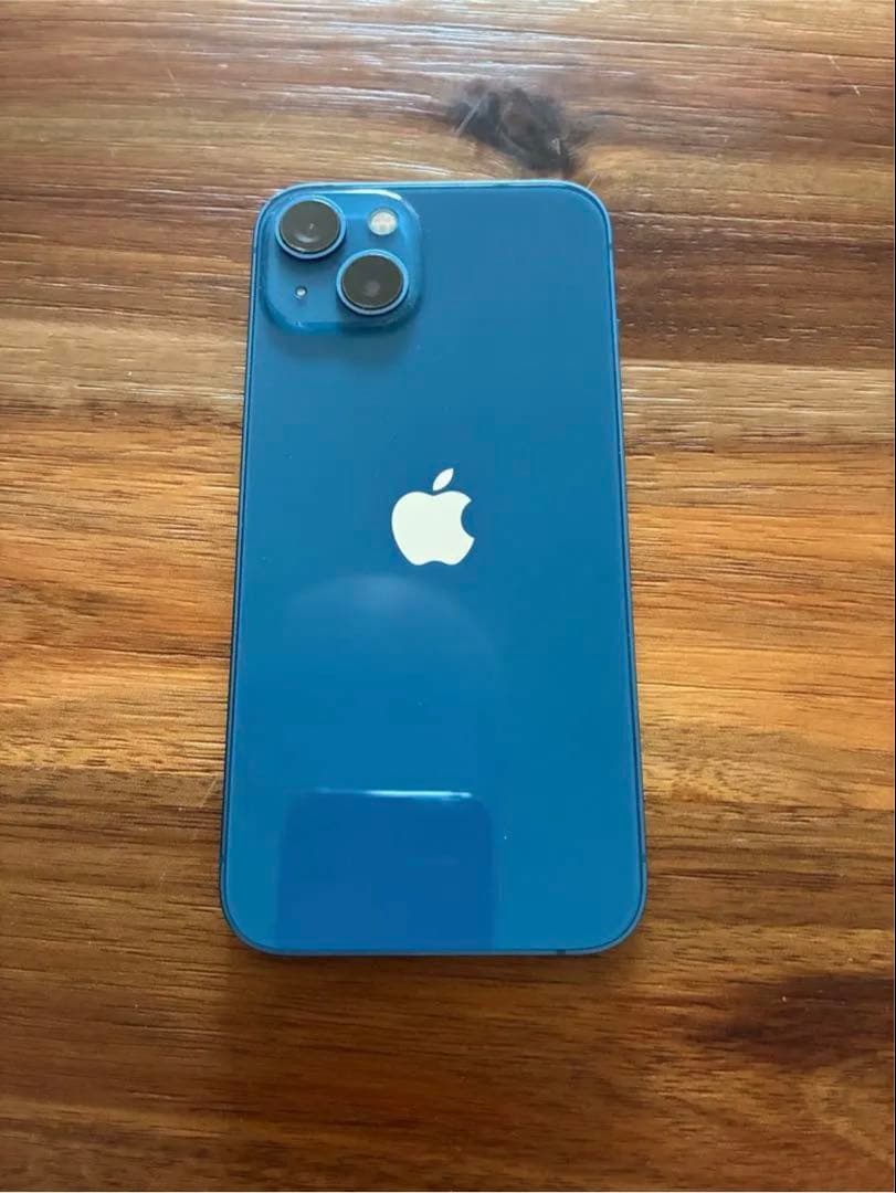 【美品】Apple iPhone 13 ブルー　SIMフリー　箱あり