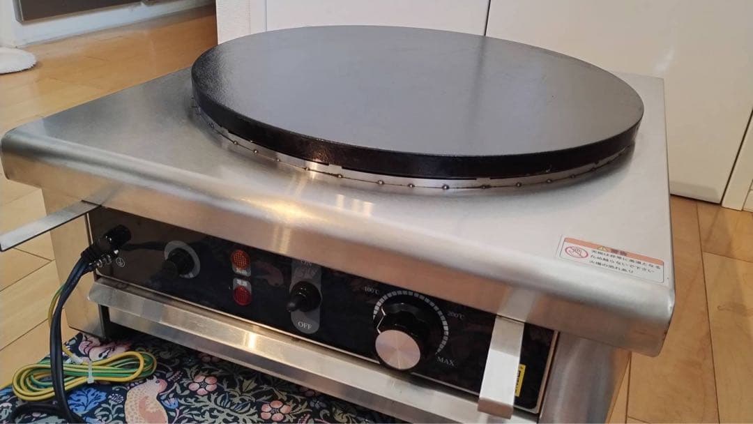 電気クレープ焼器 安吉 PRO-40CRP-D 100V