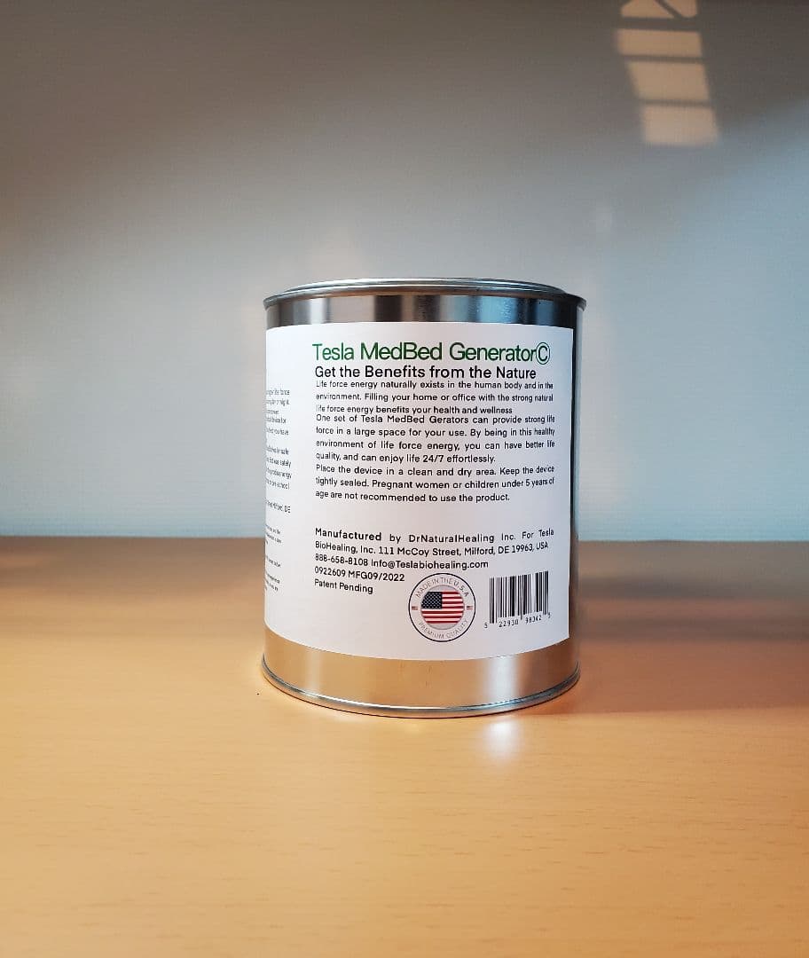 テスラ缶（特別値段出品：西宮統合研究所イベント記念）