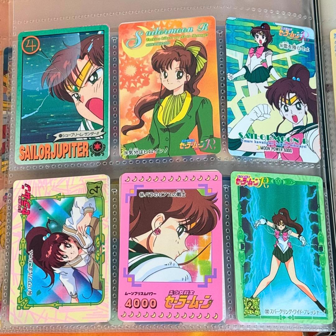 【まとめ売り】セーラームーン カードセット 12キラ＋60枚＋ファイル付