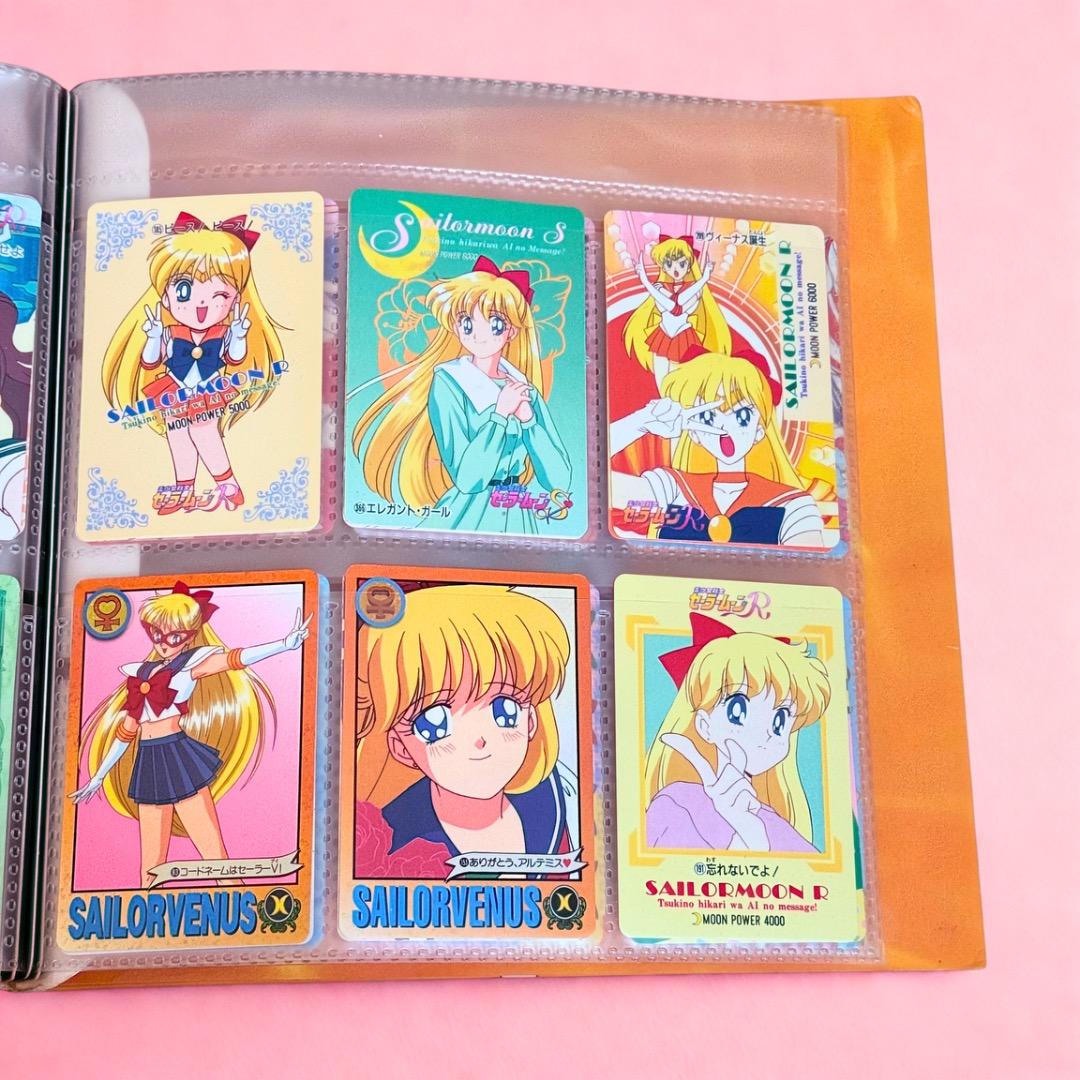 【まとめ売り】セーラームーン カードセット 12キラ＋60枚＋ファイル付