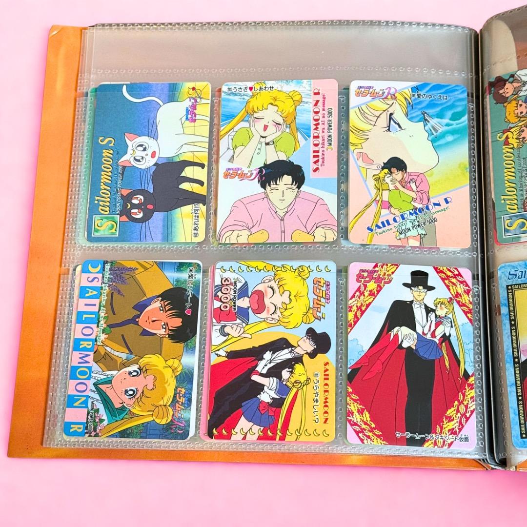 【まとめ売り】セーラームーン カードセット 12キラ＋60枚＋ファイル付