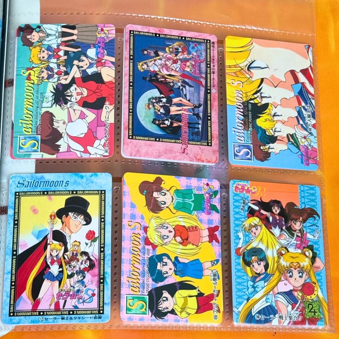 【まとめ売り】セーラームーン カードセット 12キラ＋60枚＋ファイル付