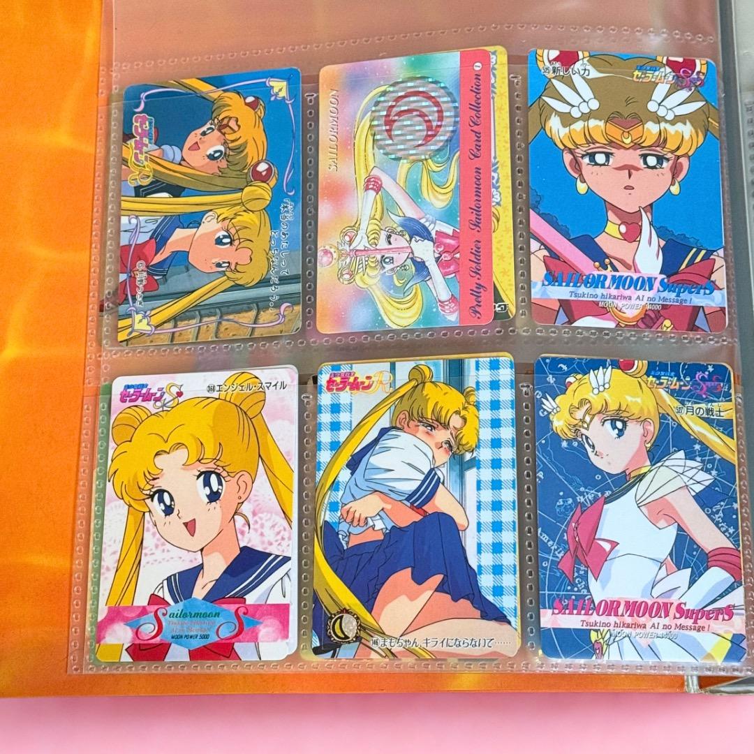 【まとめ売り】セーラームーン カードセット 12キラ＋60枚＋ファイル付
