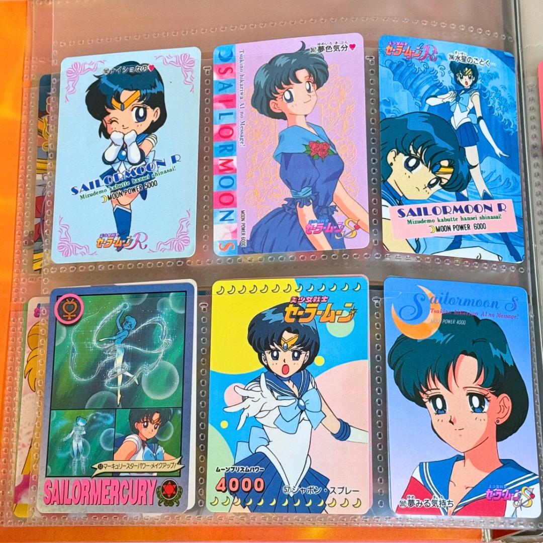 【まとめ売り】セーラームーン カードセット 12キラ＋60枚＋ファイル付