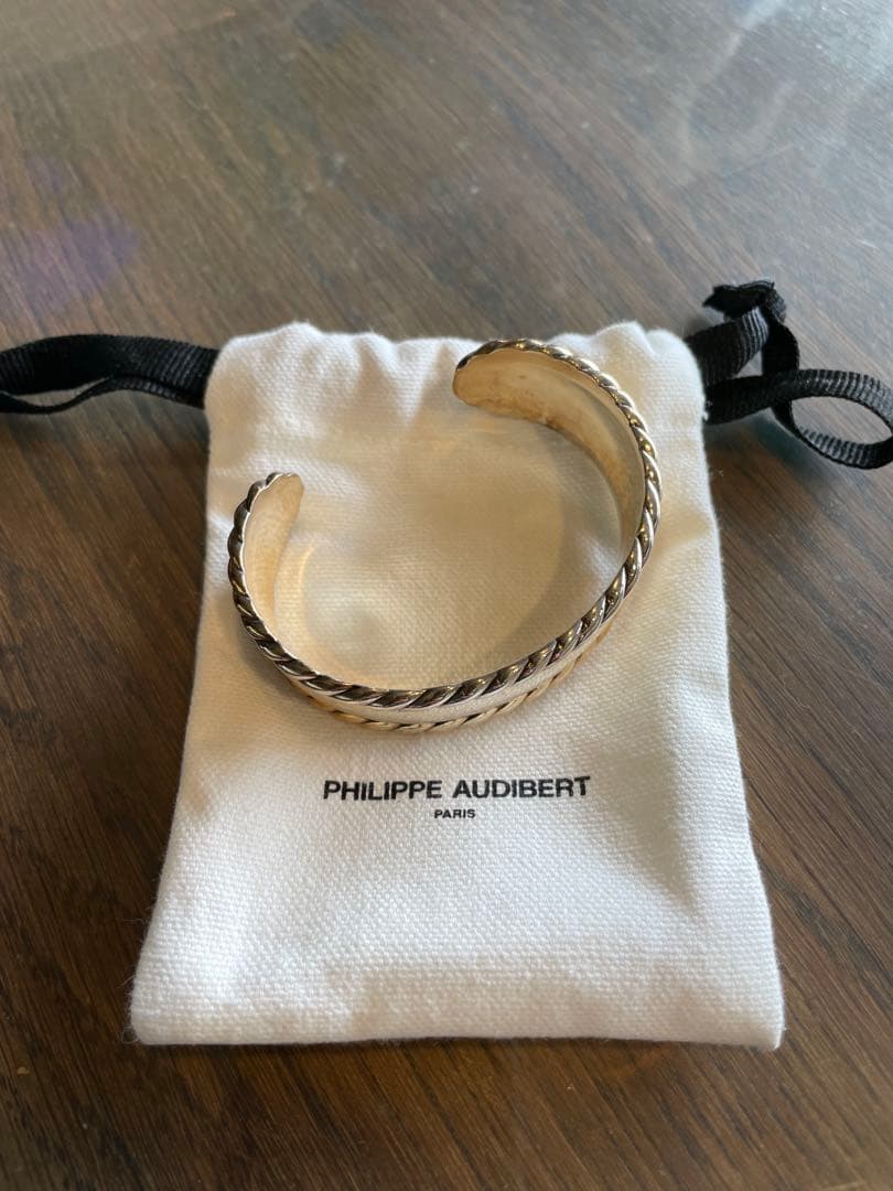 PHILIPPE AUDIBERT ツイストロープバングル