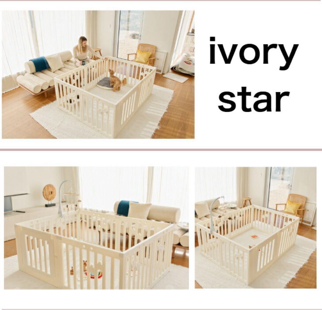 cocozariペットサークル 140×200中仕切りタイプとマルチバスケット