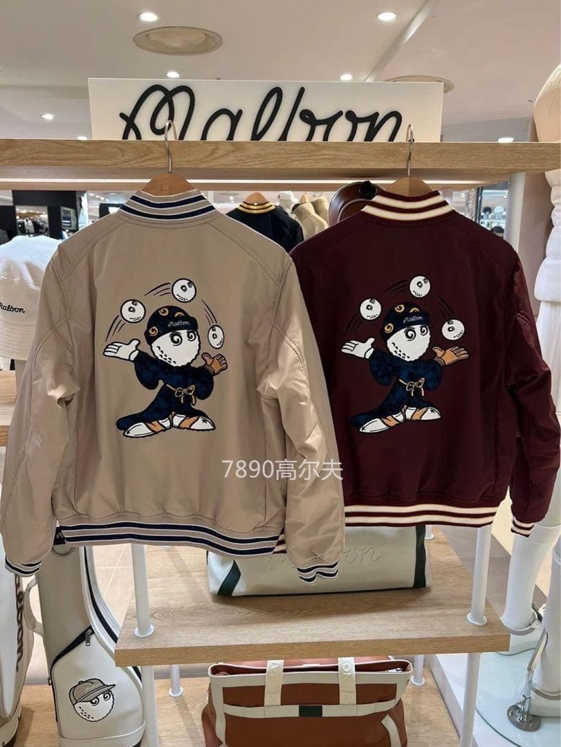 本日特別価額malbon レディース防寒ボンバージャケット⚫︎ 薄手綿入りブルゾン