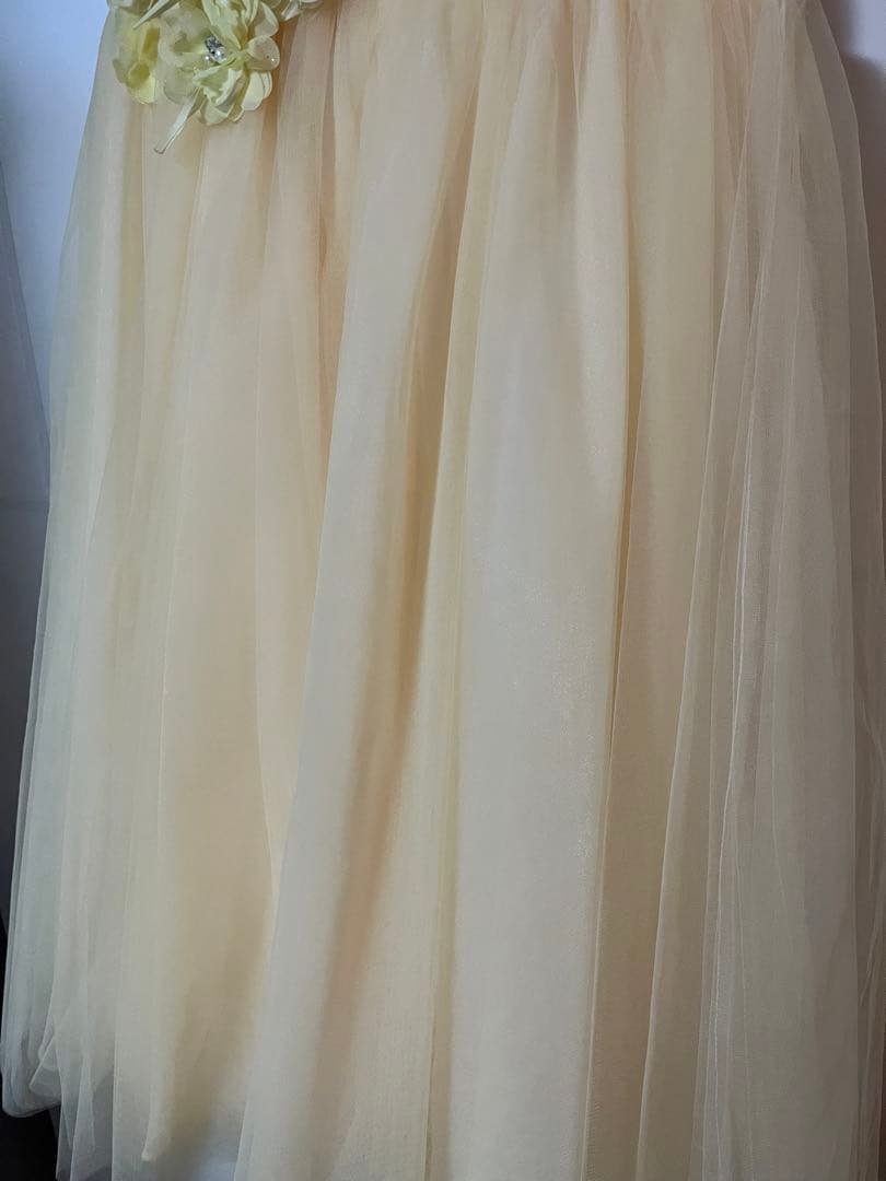 ドレスコ DRESCCO イエロージュエリーロングドレス 150cm11号