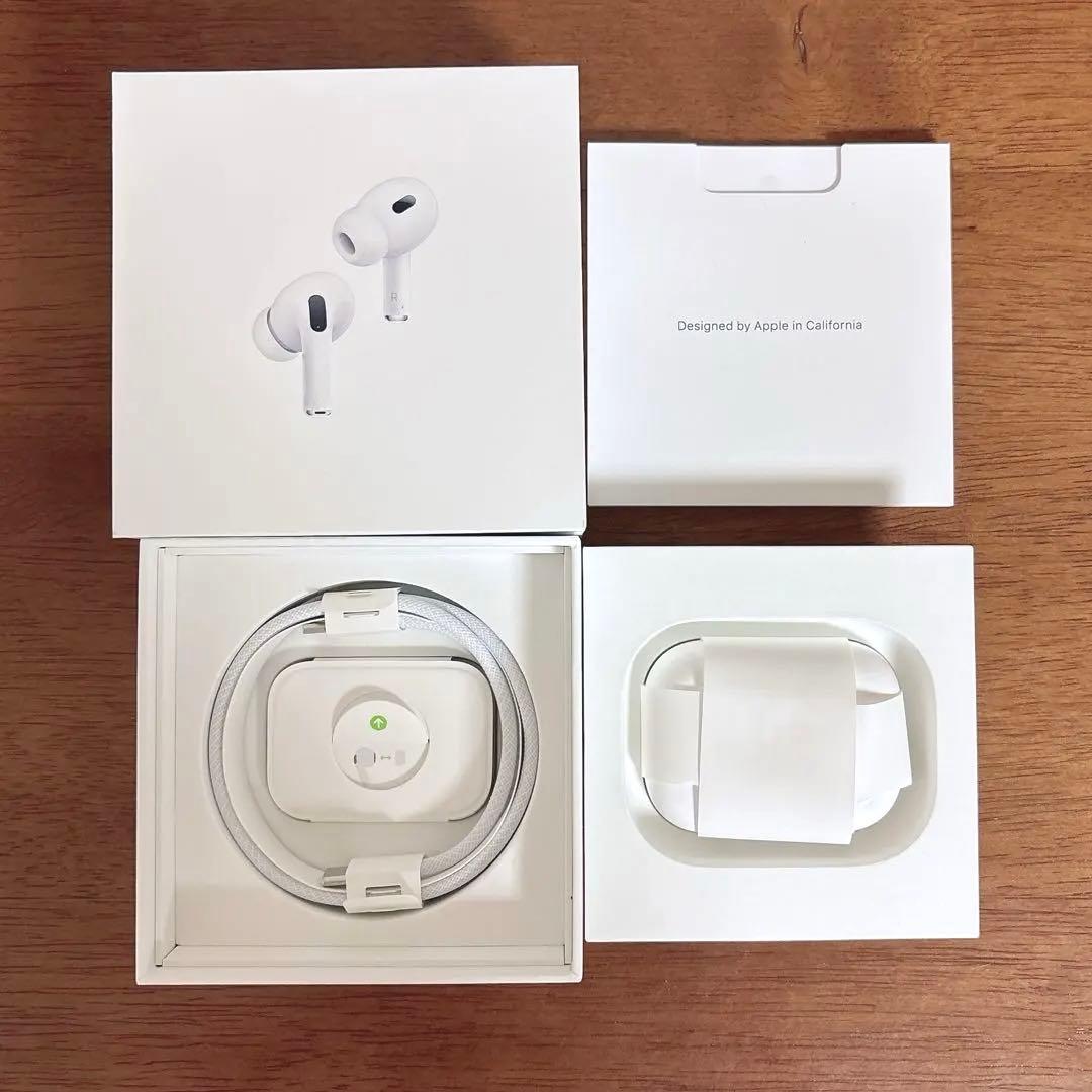 【一度のみ使用】正規品Apple AirPods Pro2 ワイヤレスイヤホン