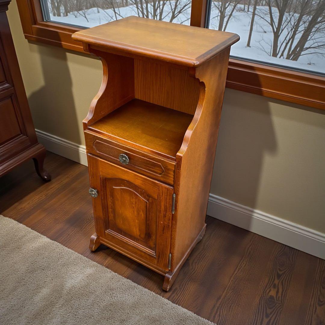 karimoku カリモク コロニアル 電話台 高級家具　B