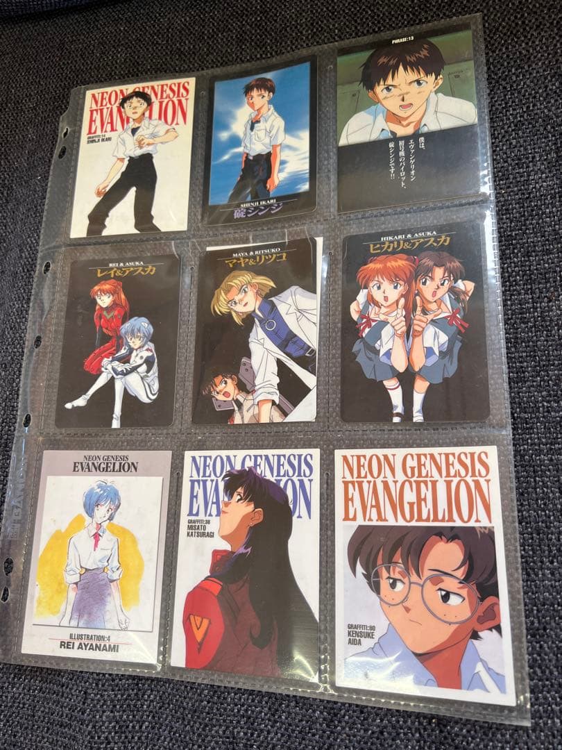 エヴァンゲリオン 公式カード　グッズ　90年代レア トレーディングカード　その他