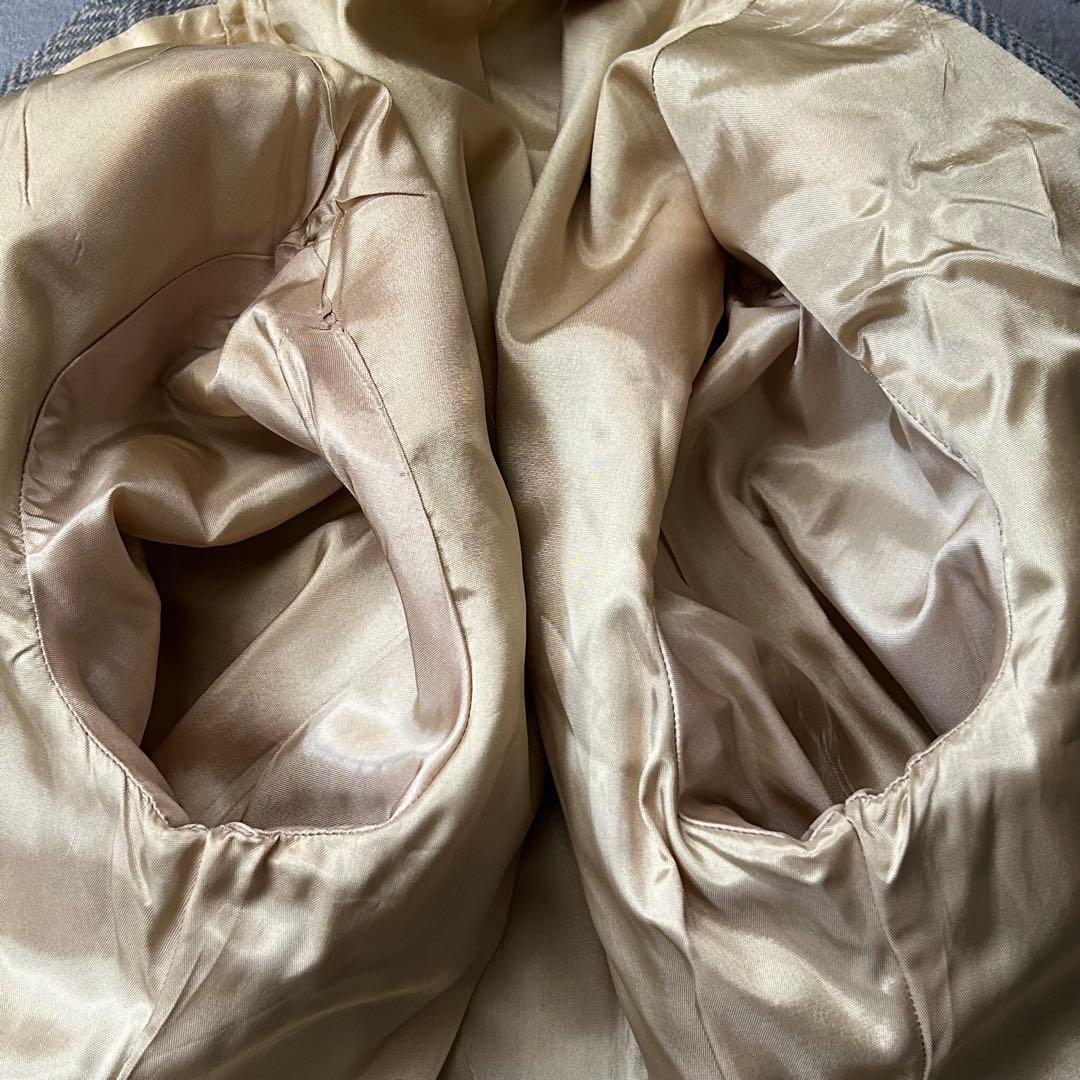 FARAH シングルジャケット エルボーパッチ くるみボタン ヘリンボーン