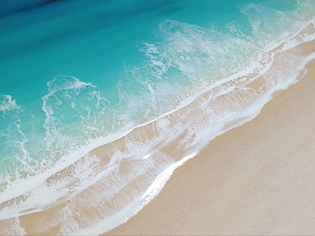 NOBU☆レジンアート(Okinawa Blue・1040×590)