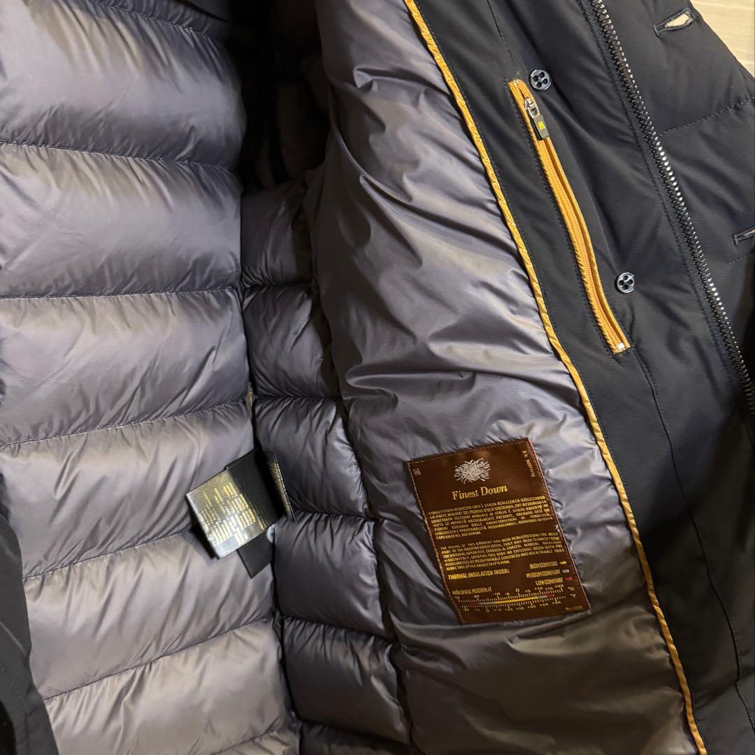 ★極美品‼️MOORER FLORIO-KN 48ブラック ダウンジャケット