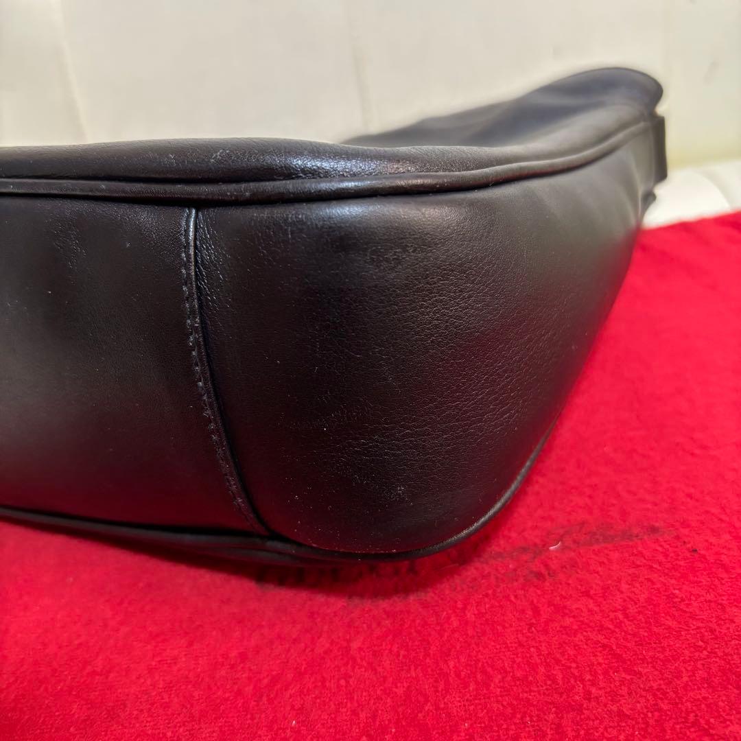 美品　GUCCI オールド　グッチ　バンブー　2way ショルダー バッグ　黒