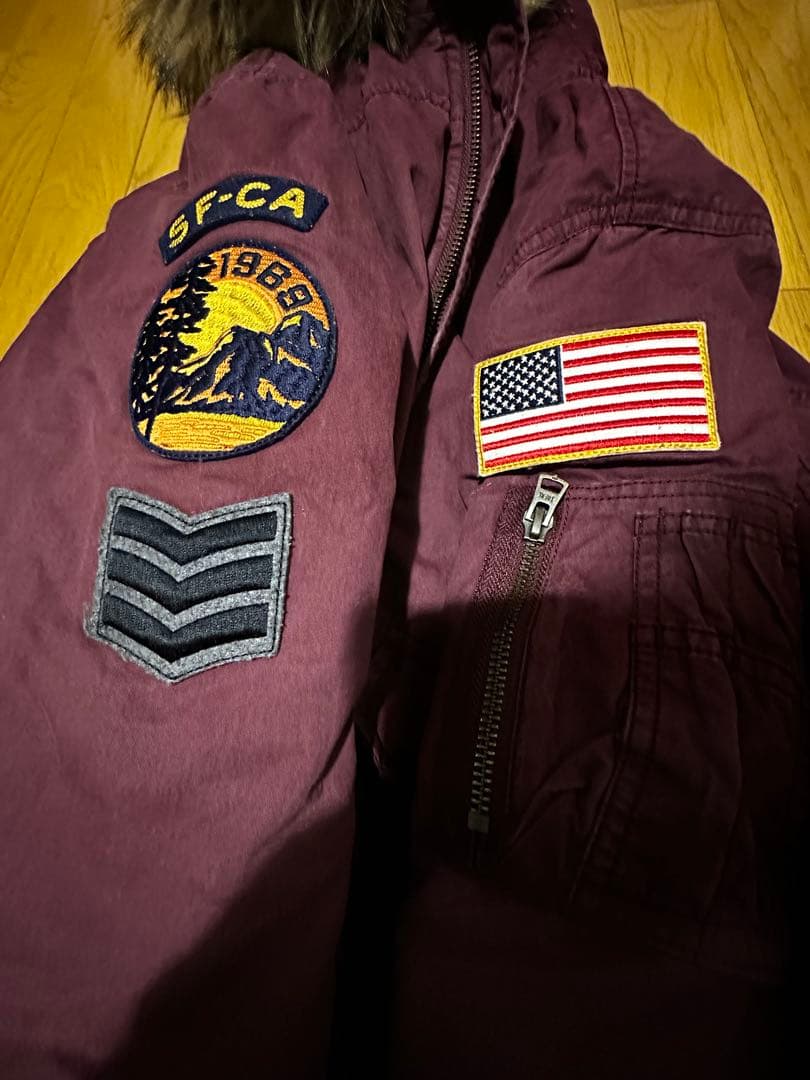 00’s old gap flight down jacket ma-1 N2B