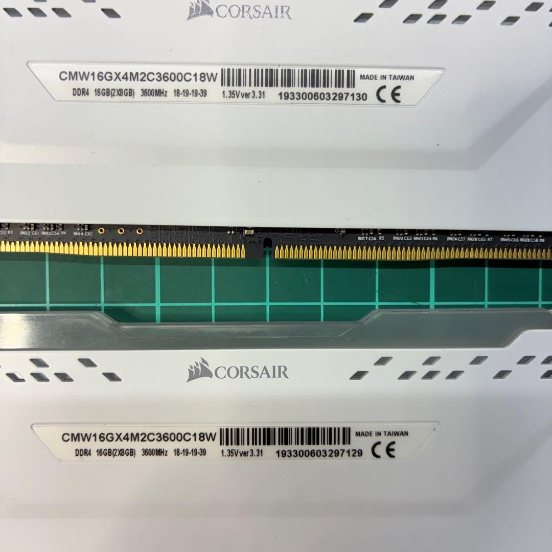 【MemTest+OCCT完走】 Corsair rgb DDR4 8GB×2
