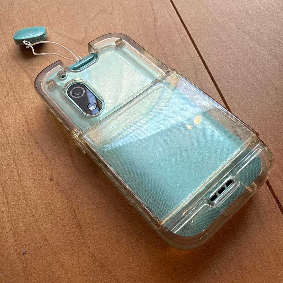 SoftBank キッズフォン 3 ミント　本体とケース付き