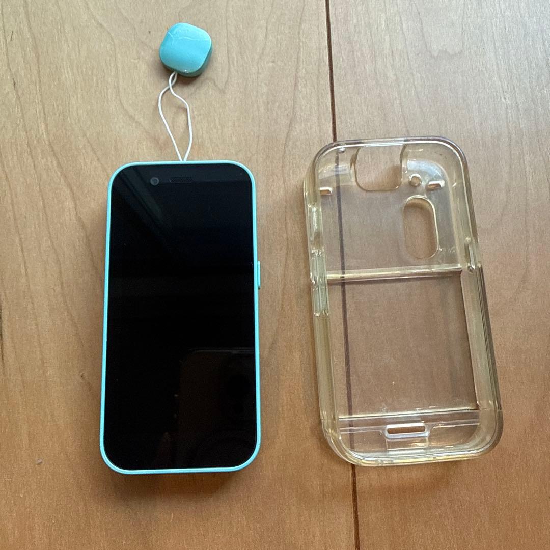 SoftBank キッズフォン 3 ミント　本体とケース付き