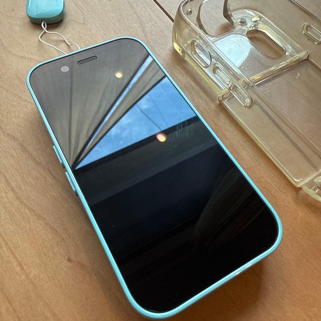 SoftBank キッズフォン 3 ミント　本体とケース付き