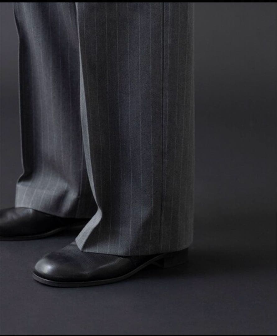 Dickies×mokey time ストライプバギーパンツ 32インチ グレー