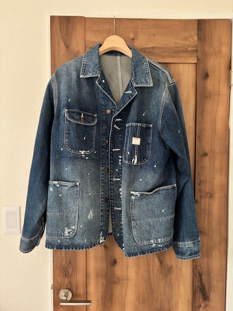 ビームス別注　BIG MAC ペイントカバーオール　サイズM