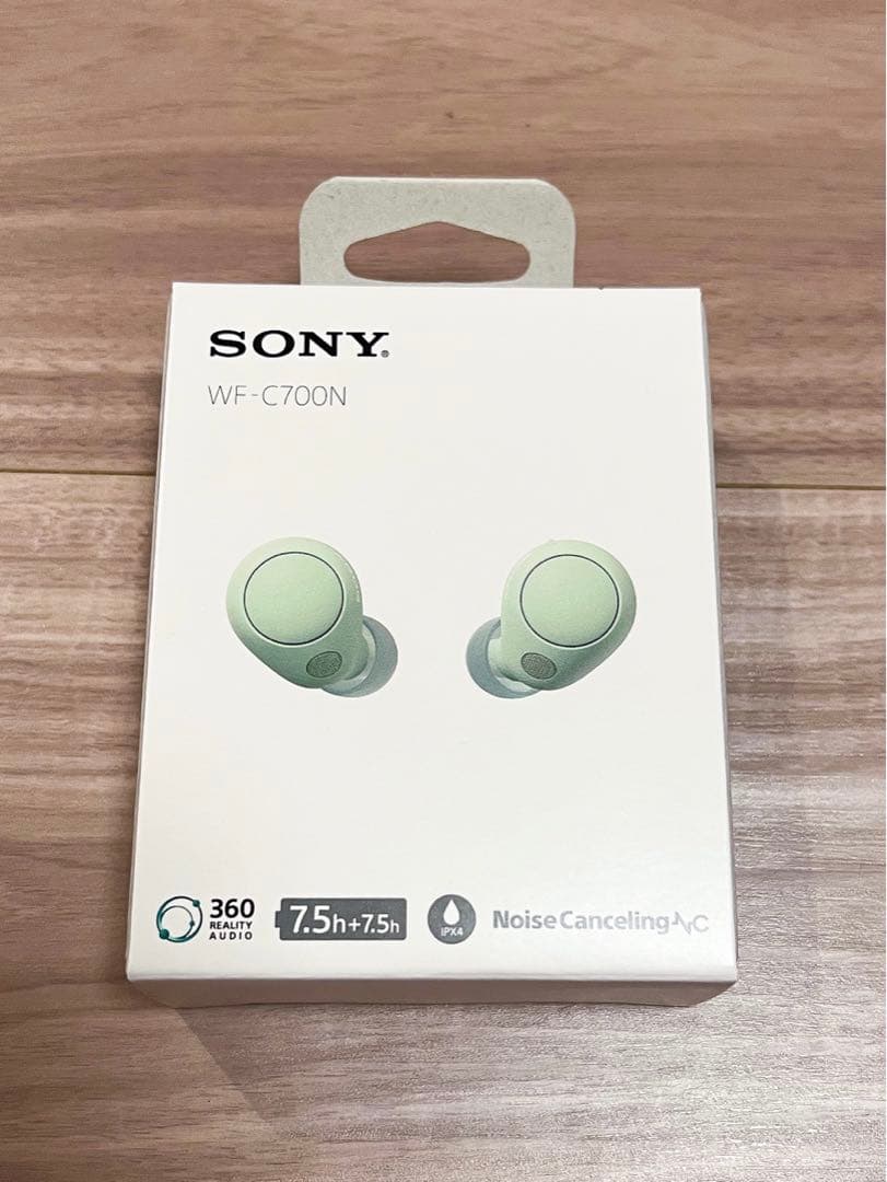 【新品未開封】SONY WF-C700Nワイヤレスイヤホン セージグリーン