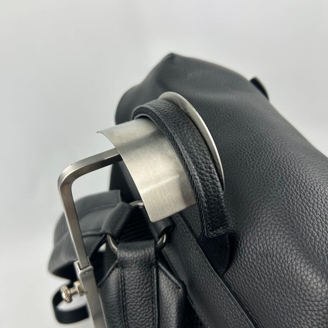 【美品】コーチ　リュック　バックパック　総柄　レザー　PVC 馬車　89897