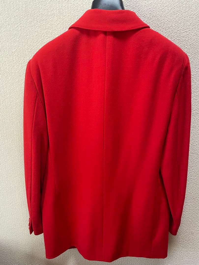 ジョルジオアルマーニ　テーラードジャケット 赤 40サイズ