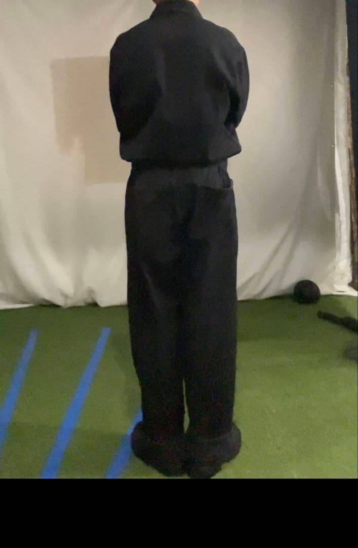 SAです　　COMOLI デニム・オールインワン　ブラック