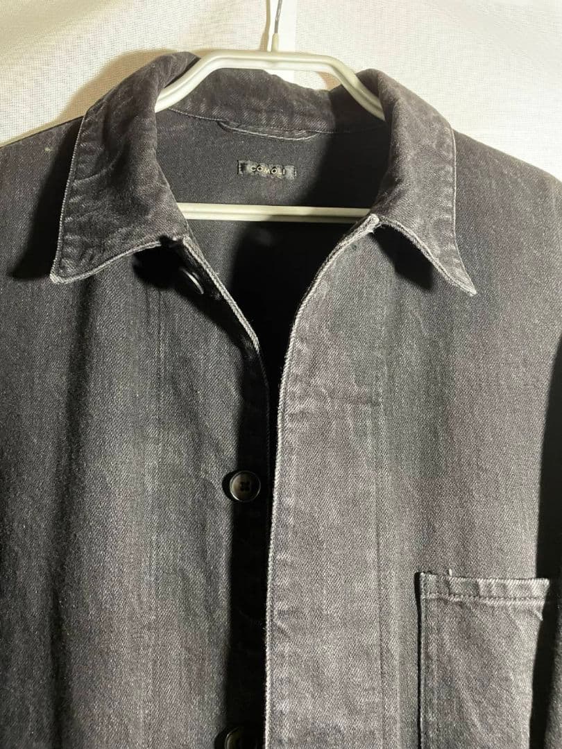 SAです　　COMOLI デニム・オールインワン　ブラック