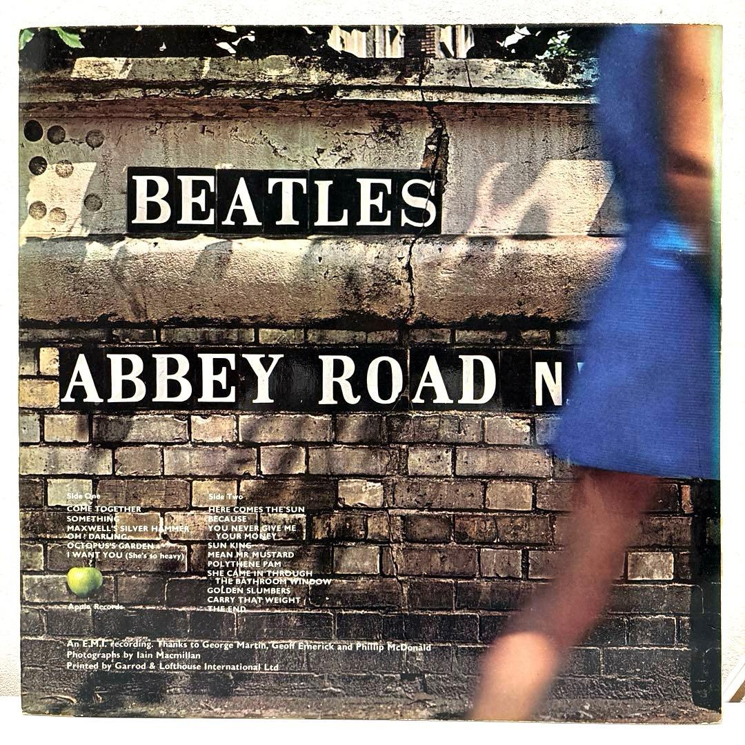 【特価品・UKオリジナル】ビートルズ　アビーロード　初版ラベル