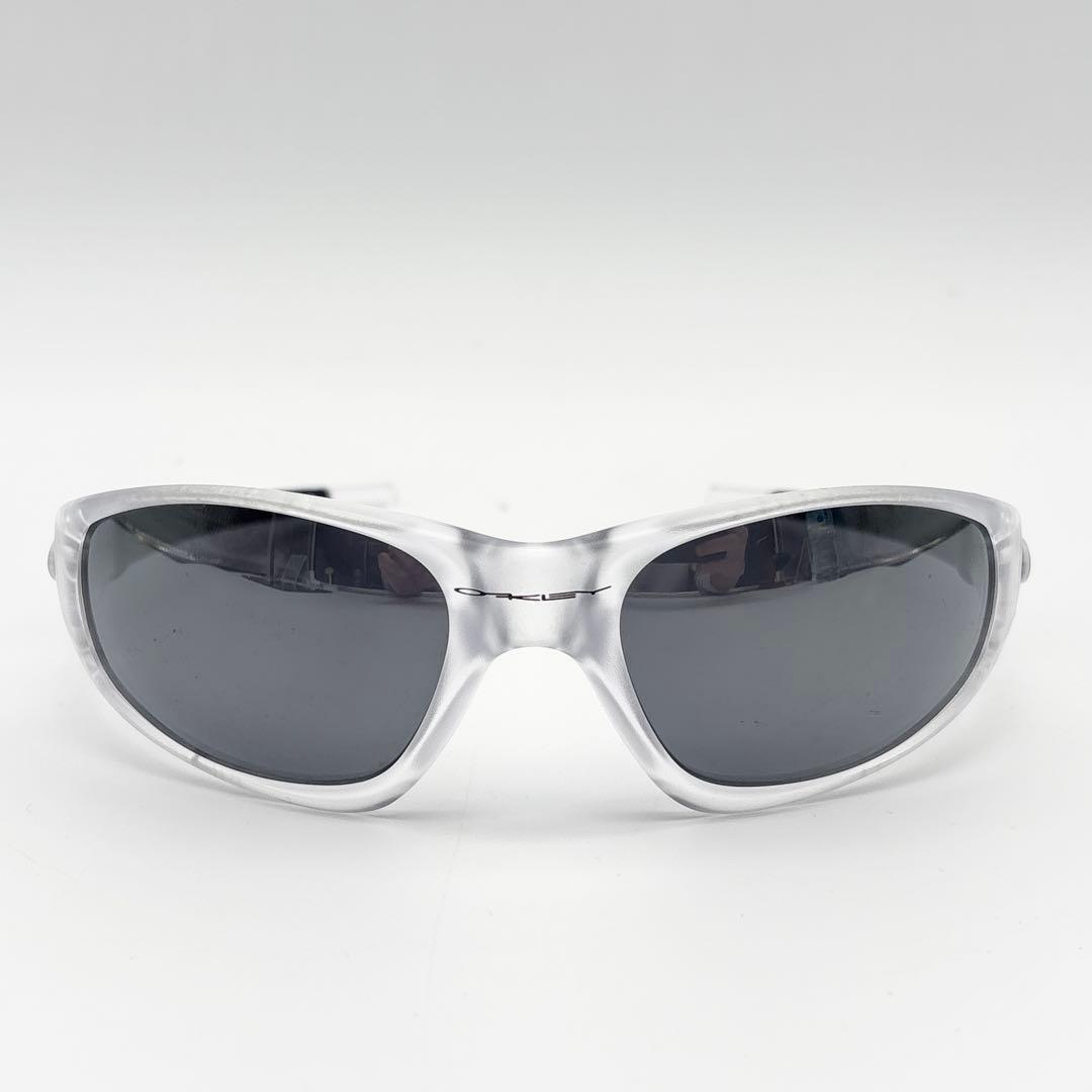 【希少】OAKLEY Straight jacket クリアフレーム y2k