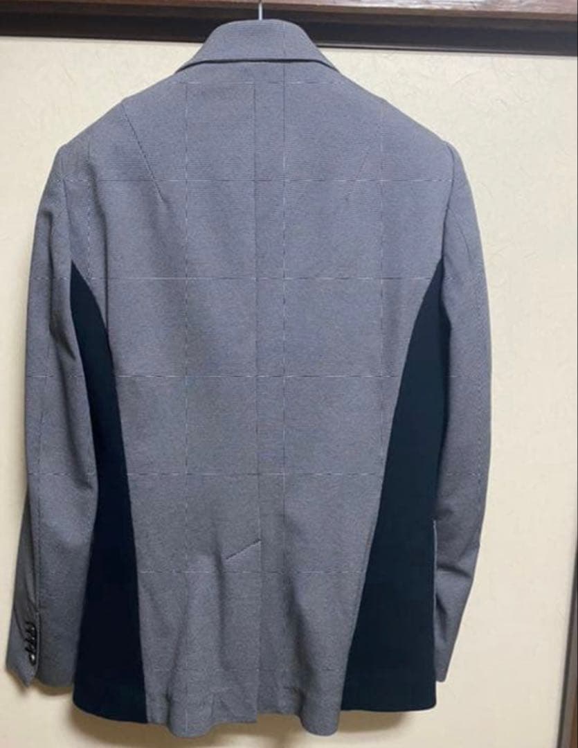 1 piu 1 uguale 3 千鳥格子テーラードジャケット定価9万円