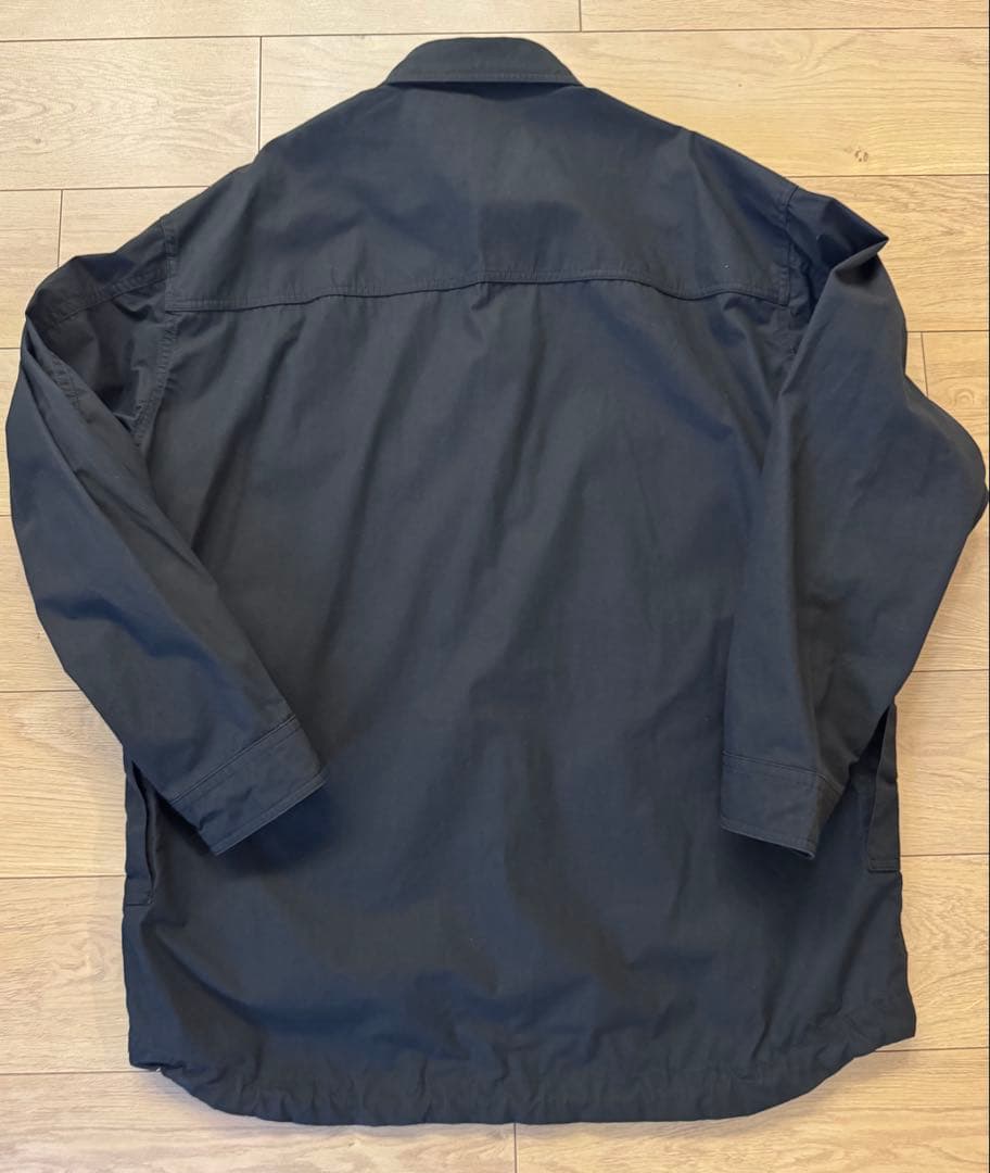 コムデギャルソンオム　AD2025 シャツジャケット　ブラック　試着のみ