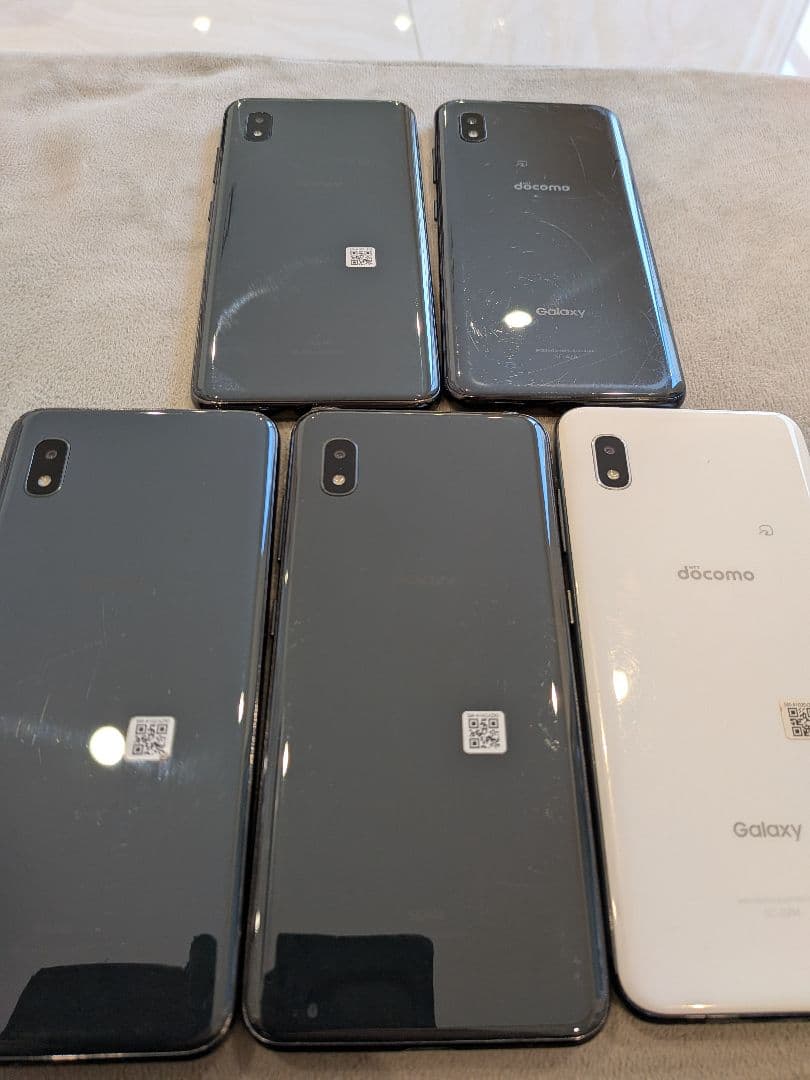 Samsung Galaxy a20 4台＋a21 1台計5台セット