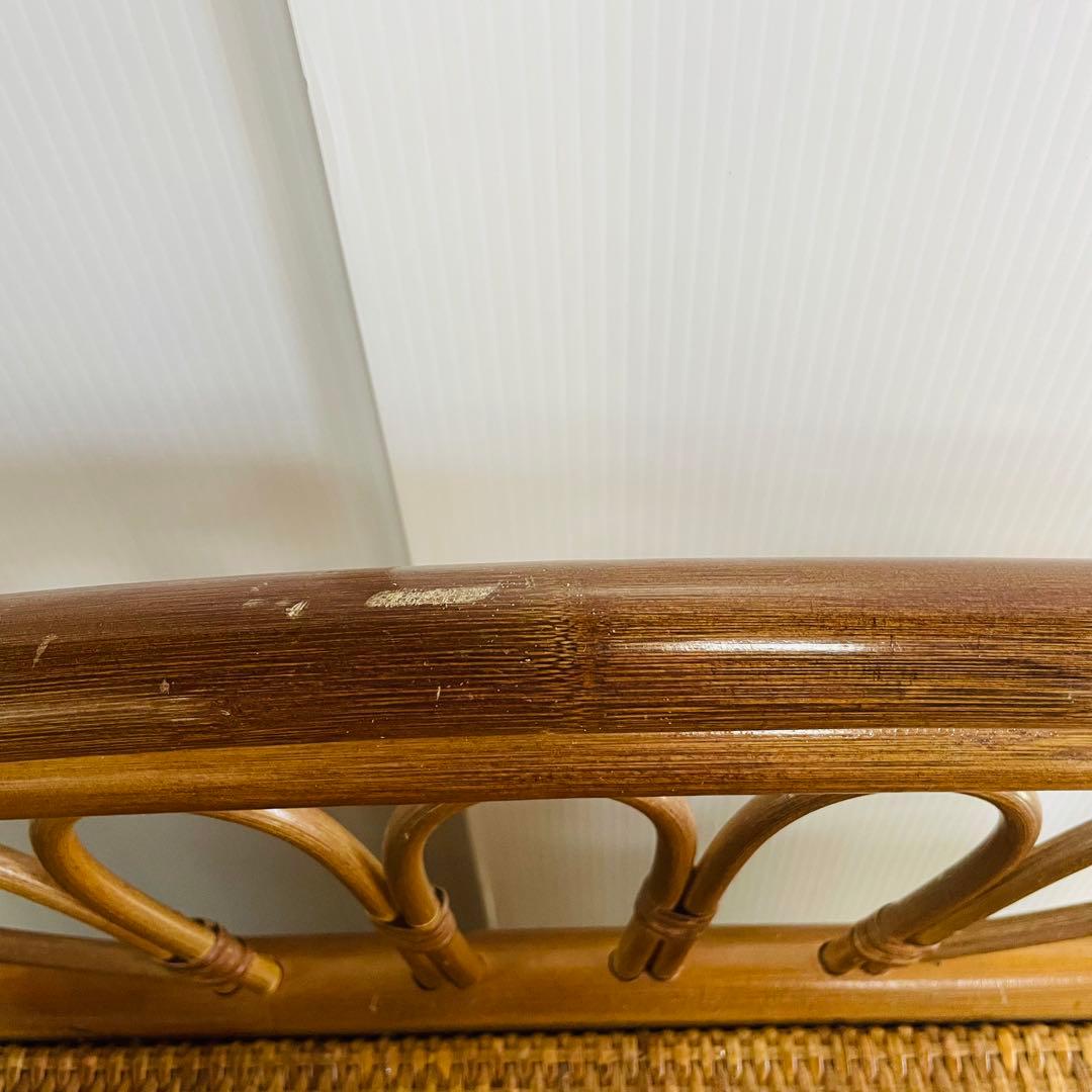 ラタン 4段チェスト 籐家具 洋服タンス レトロ