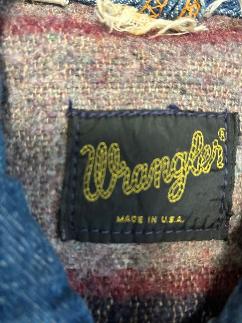 70's Wrangler デニムジャケット USA製 124mj