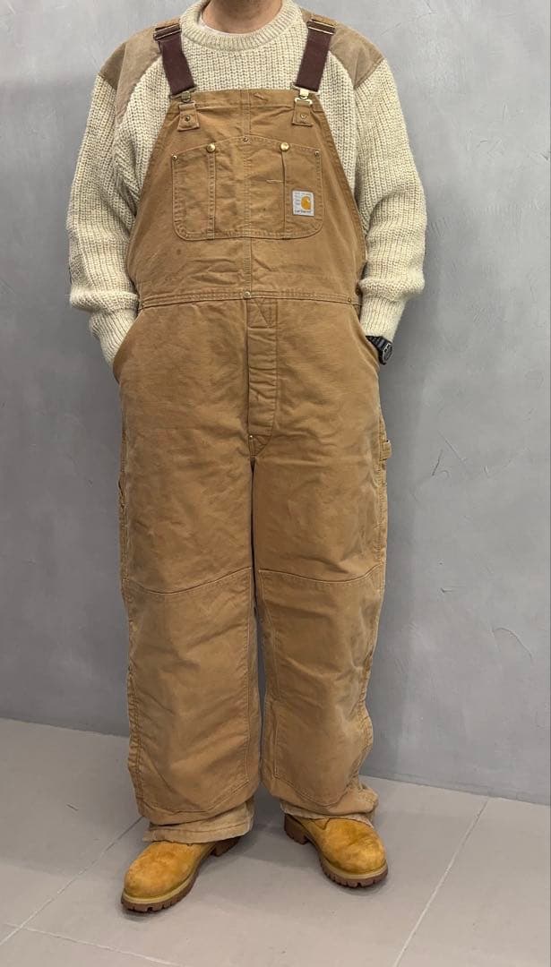 80's USA製 carhartt 100周年 オーバーオール　vintage