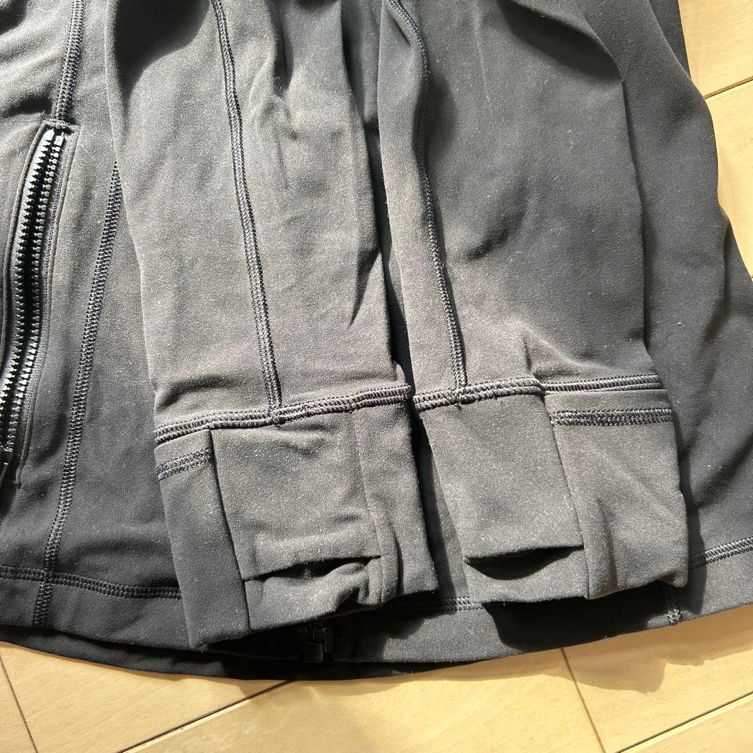 【美品】ルルレモン　ディファイン　ジャケット　nulu サイズ6 ブラック